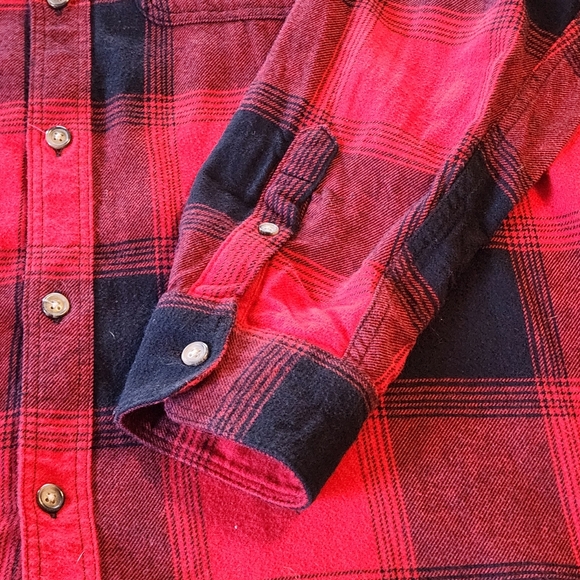 Old Navy Plaid Flannel Shirt Size L - Picture 6 of 9